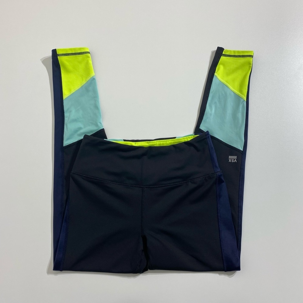 Victorias Secret VSX Sport Leggings Color Block Mesh Size S